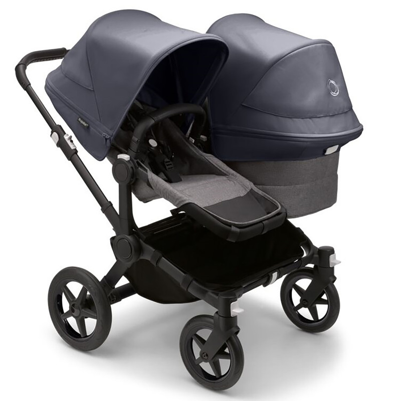 2 1 Bugaboo Donkey 5 Duo Black Grey